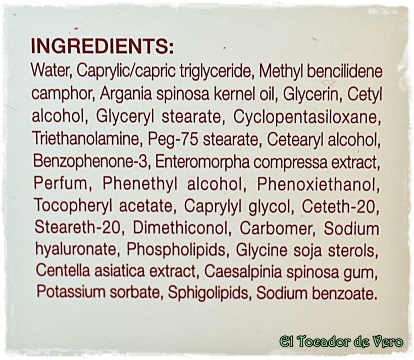 ingredientes splendia pfc cosmetics